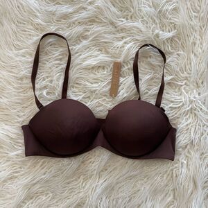 Skims Ultimate Push Up Strapless Bra Cocoa Size 38B